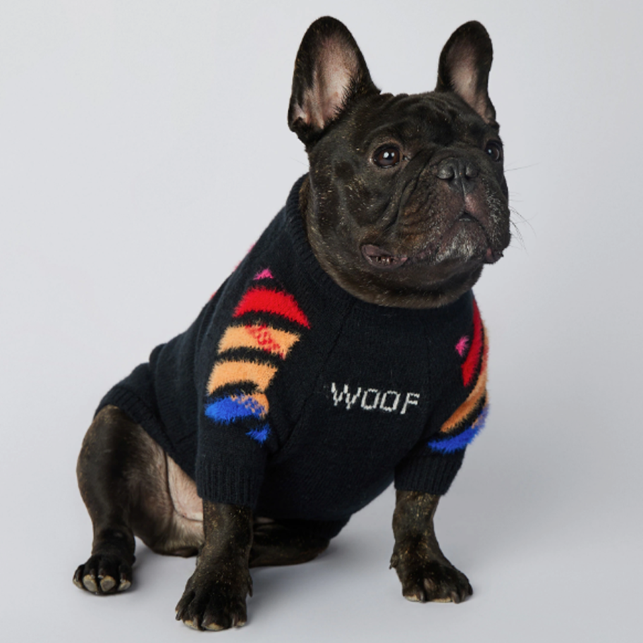 French Bulldog Frenchup™ Frenchie Woof Winter Sweater V3 Warm Dog Outfit