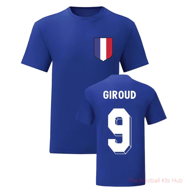Olivier Giroud France National Hero Tee\\'s (Blue)