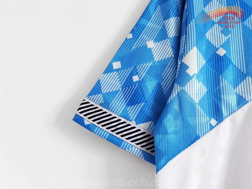 England 1990 Special Blue/White/Red Football Kit