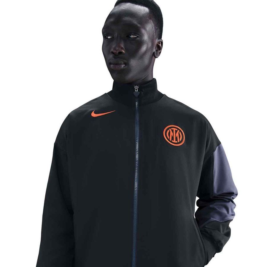 Inter Training Travel Jacket Dri Fit Strike Anthem 3rd Jet Black/thund