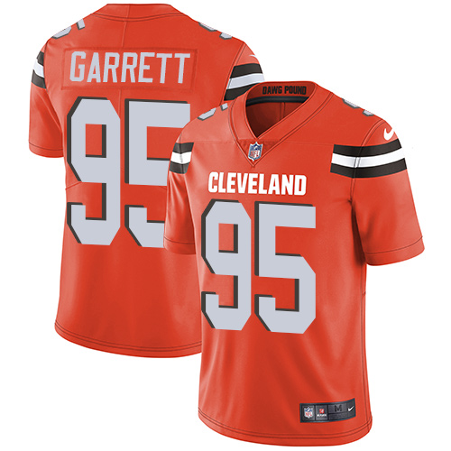 NFL C B Browns #95 Myles Garrett Brown Limited Jersey --v10