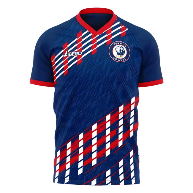 Football 2025-2026 Great Britain Home Concept Shirt Womens