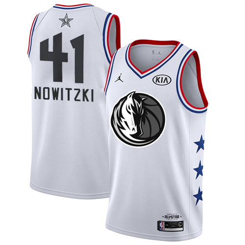 Nike Mavericks White Dallas Mavericks #41 Jersey - Discounted