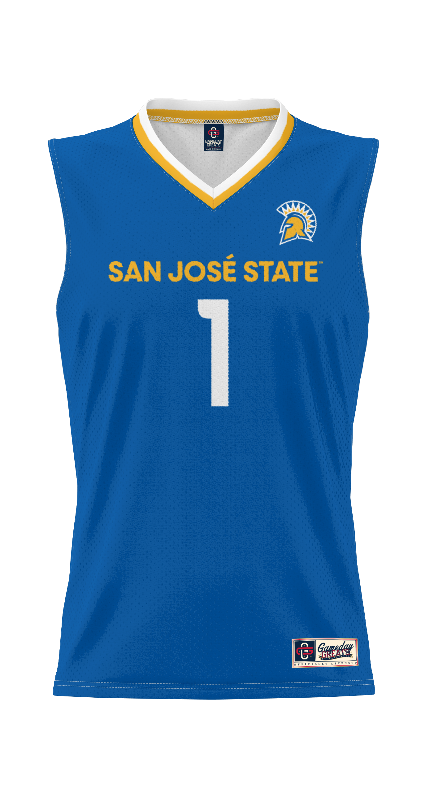 [DDG] San Jose State Spartans GameDay Greats Youth Lightweight Basketball Jersey - Royal