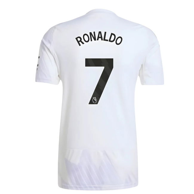Match Quality Football Man Utd Away Shirt Ronaldo #7 Fresh Look Re...