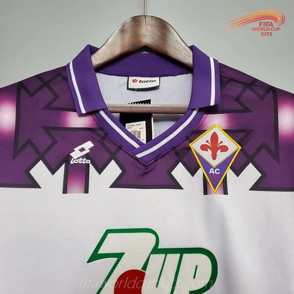 Fiorentina 92 to 93 Visiting Soccer Jersey