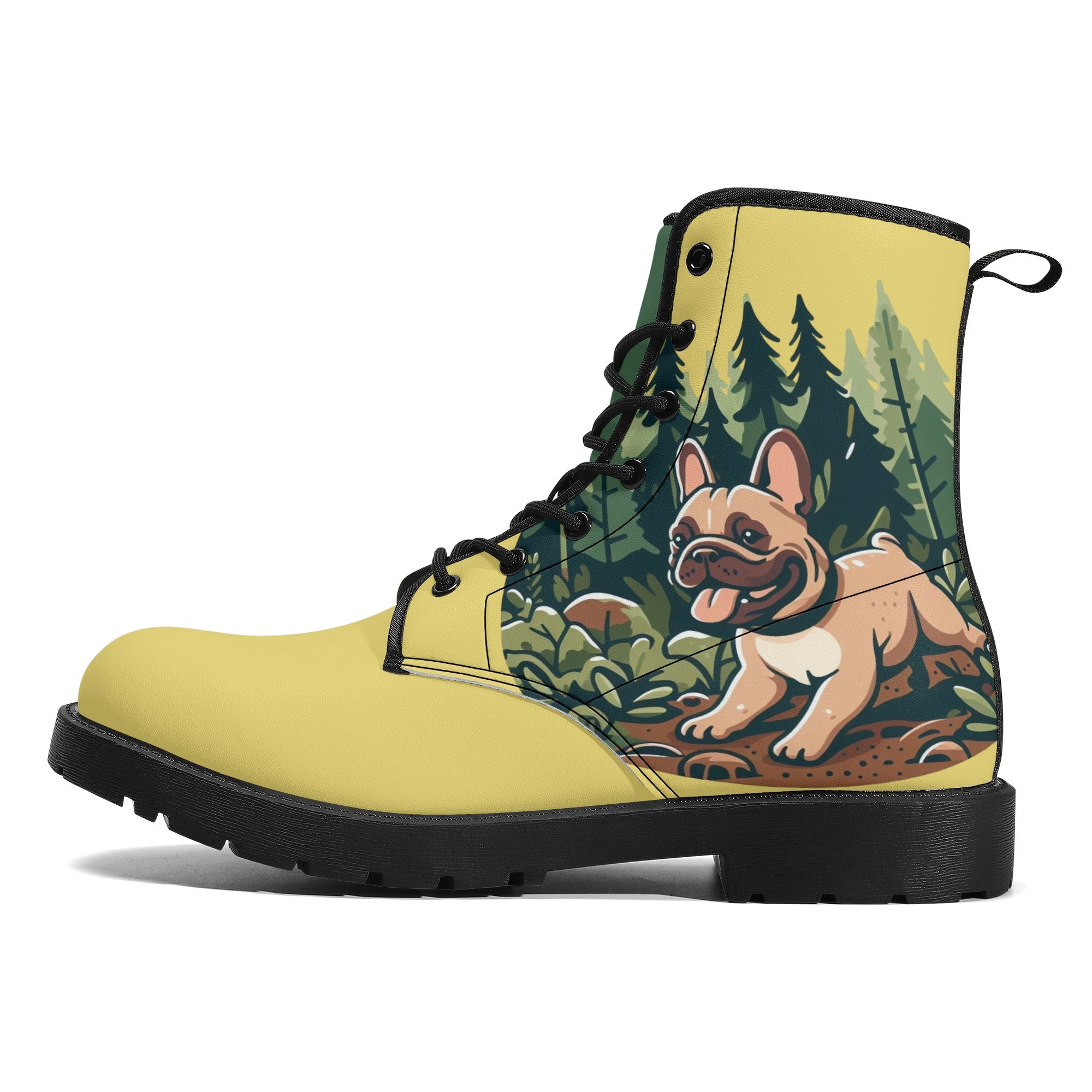 Minimal-Aesthetic Trendy Pet-Lover Ivy - Leather Boots as a Gift Premium