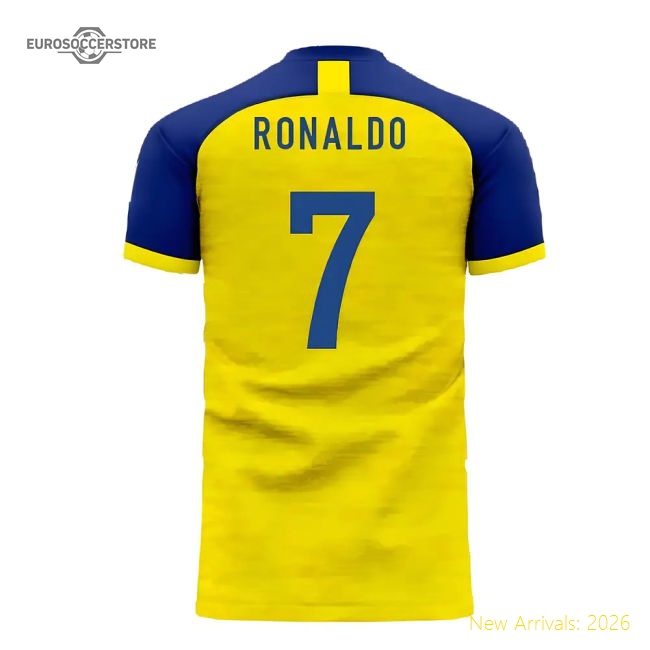 Al Nasr Children 2025 Home Jersey Shirt Football Fan Game Day Apparel