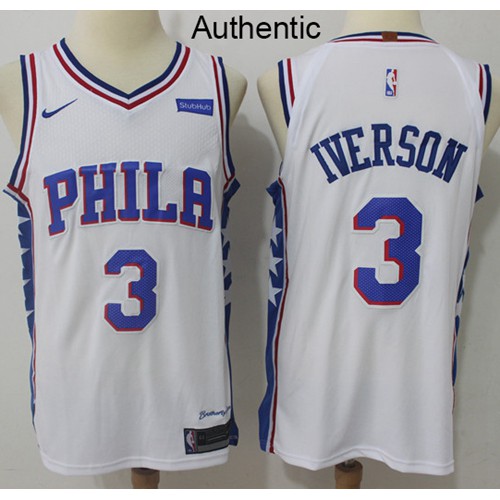 76ers White Philadelphia 76ers #3 Nike Jersey - Reasonably Priced