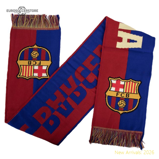 Fc Barca Colour Split Scarf - Supporter Edition - Fan Design