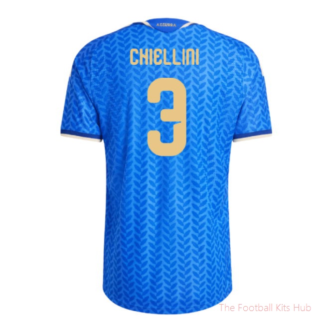 2026-2027 Italy Authentic Home Shirt (Chiellini 3)