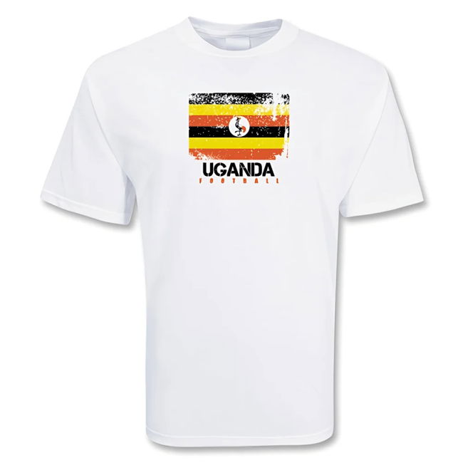 Limited-Edition Aero-Dynamic Uganda Football T-Shirt Match-Ready