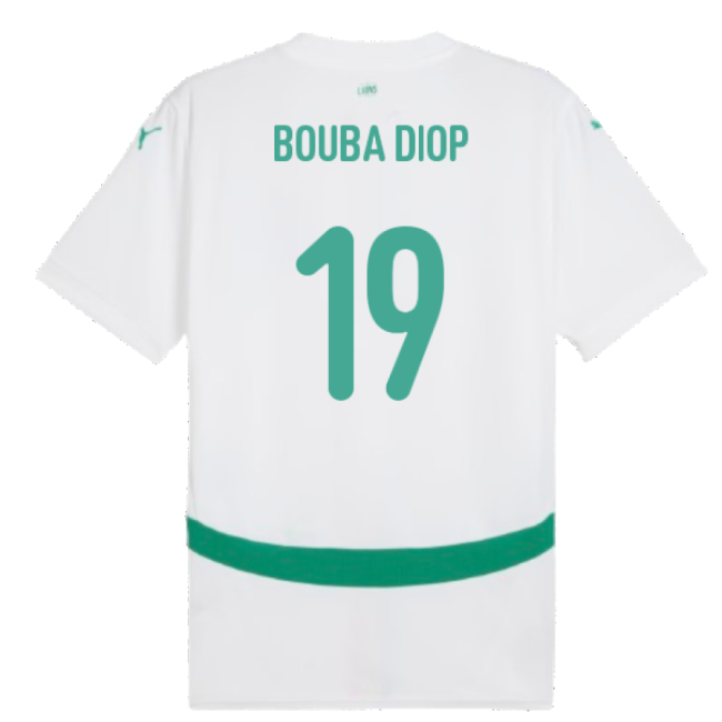 Official Senegal Bouba 20242025 Home Shirt Moisturewicking