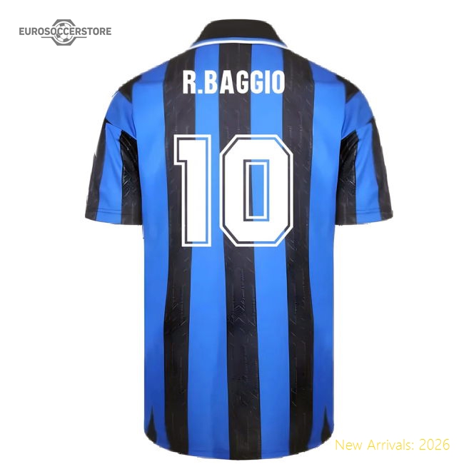 Ac Milan Premium R.baggio Home Jersey Comfortable Comfortable