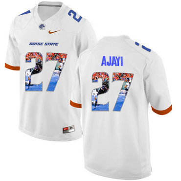 Men's None White 2024 performance Jay Ajayi #27 team authorized Jersey