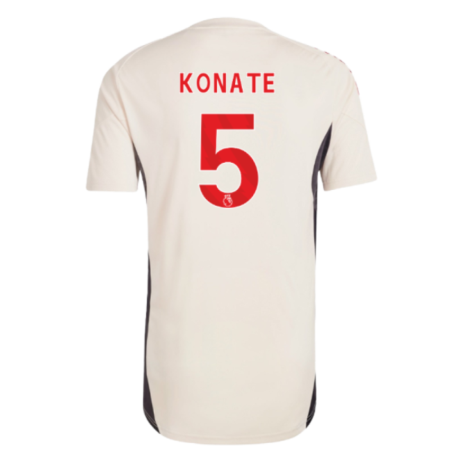 Premium 2025-2026 Liverpool Training Jersey (white) (konate 5)