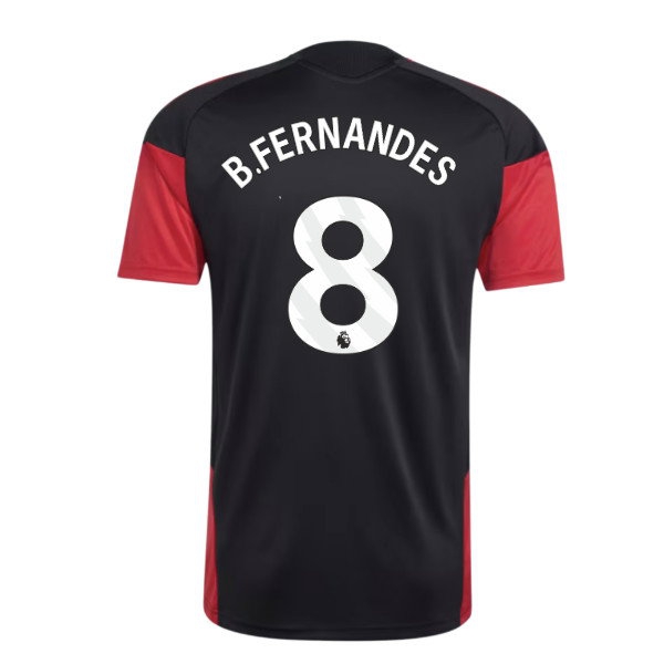 [JED] 2026-2027 Man Utd Training Jersey (Black) (B.Fernandes 8)