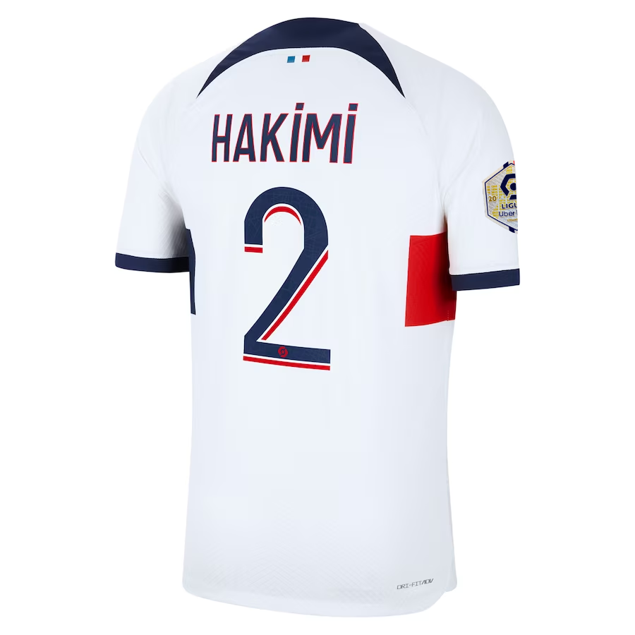 Paris Saint‑Germain FC Hakimi 2023-2024 Lig Away Jersey – Authentic Shirt