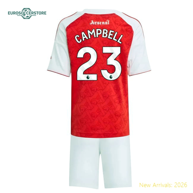 2025-2026 Arsenal Mini Durable Campbell Jersey Kids-safe Technology