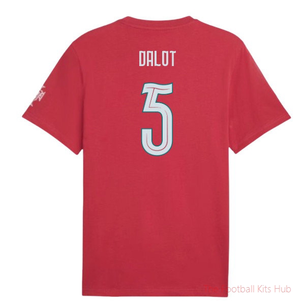 [LK] 2026/27 Portugal FtblCulture Tee (Red) (Dalot 5)