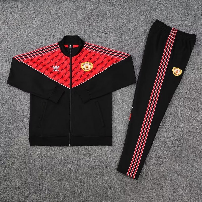 Advanced Fabric Man Utd Manchester United 2526 Black Tracksuit