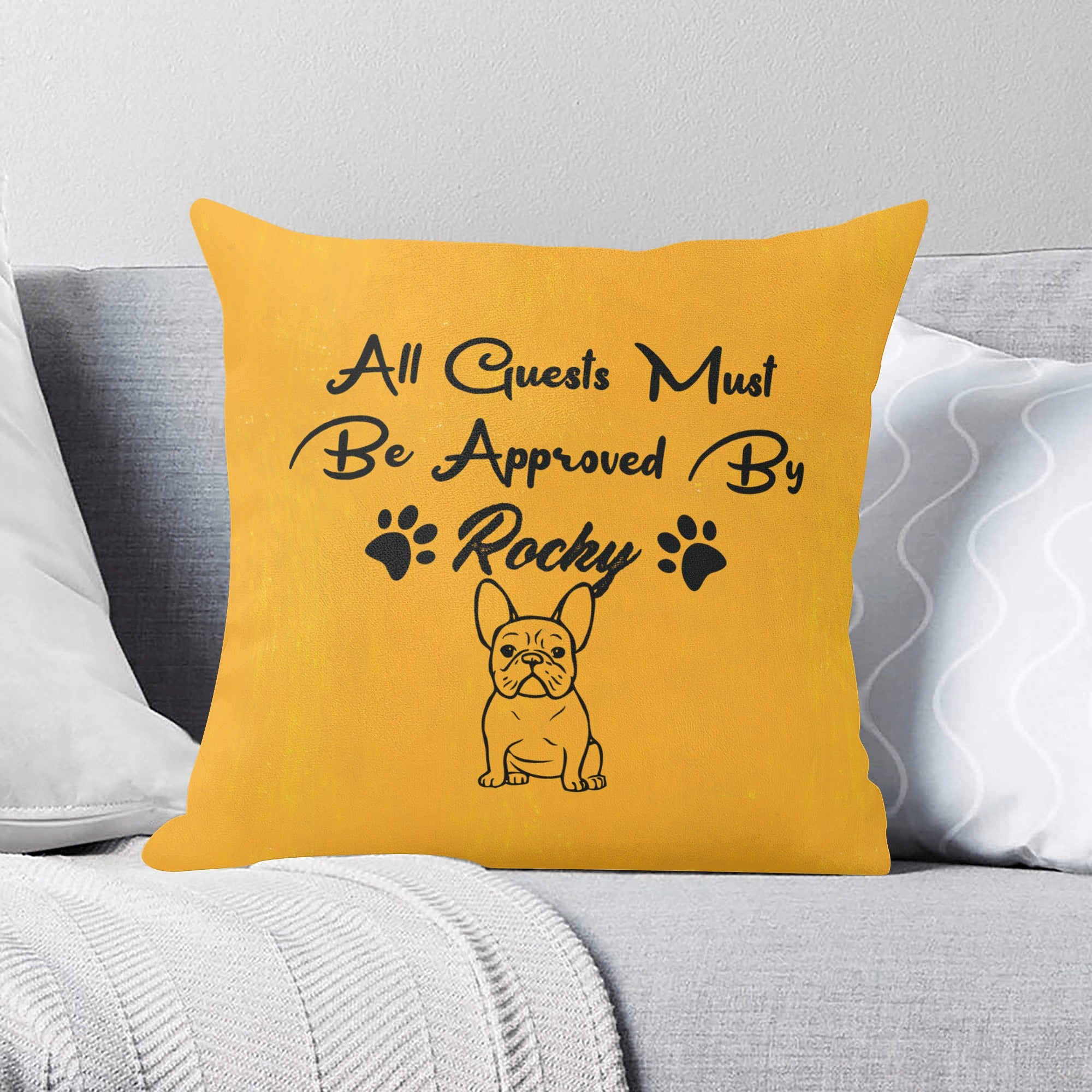Comfortable Must Be Approved - Personalized Pillow for Home Use Stylish