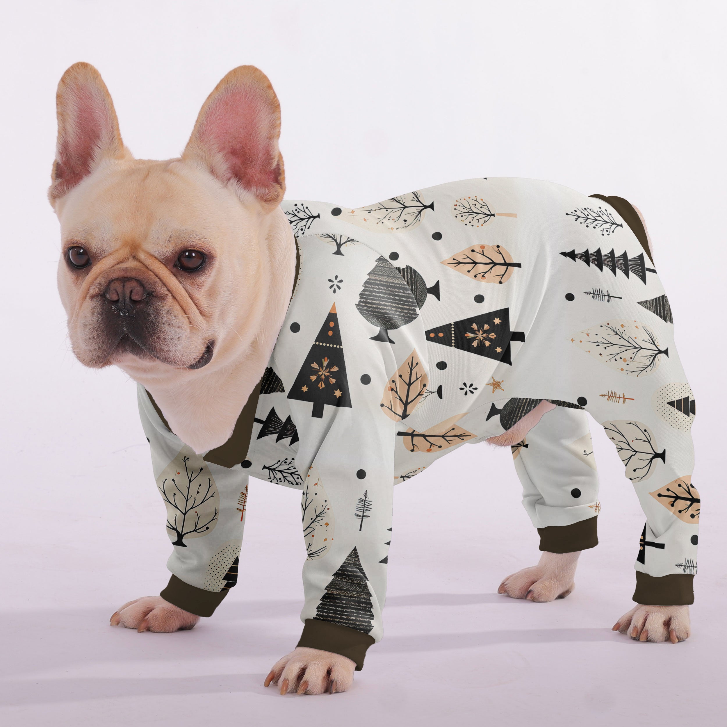 Fashion-Forward Pet-Lover Max - Frenchie Pajama for Casual Outings