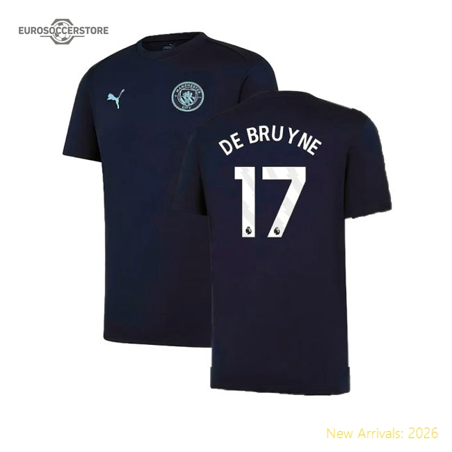 Man City De Bruyne Soft Kids Jersey Performance Fabric Quick-dry