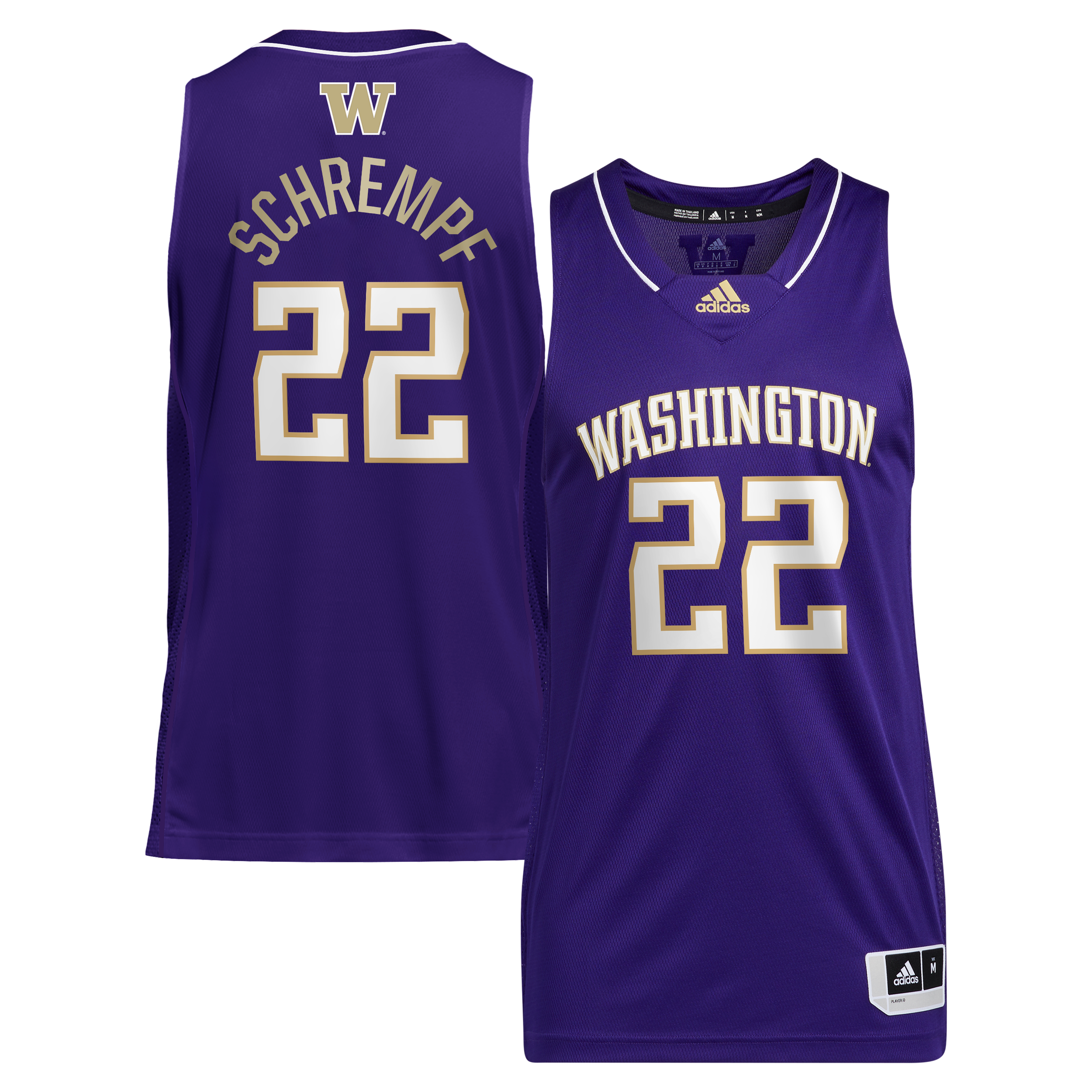 Detlef Schrempf Washington Huskies adidas Retired Player Jersey - Purple