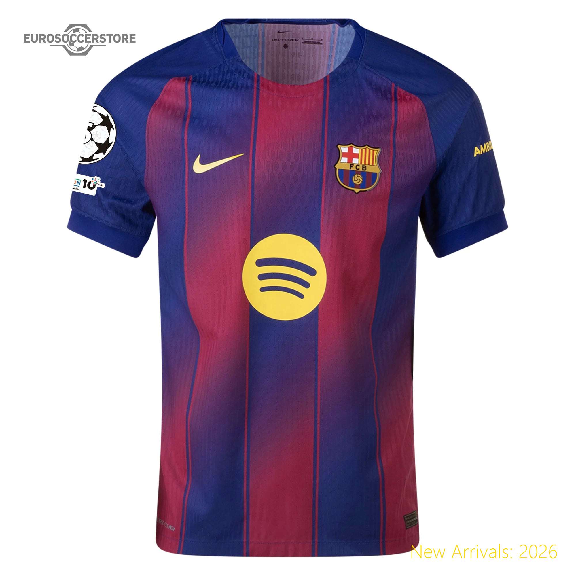 Men Bar Lamine Yamal Barcelona Home Authentic Home Jersey 2023