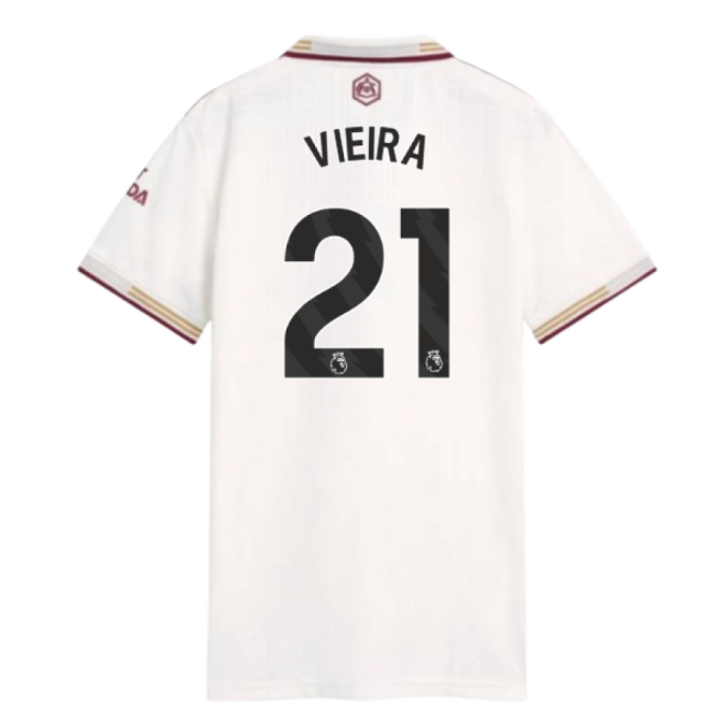 Arsenal 2025-20 Third Shirt Vieira #21 L M Women S