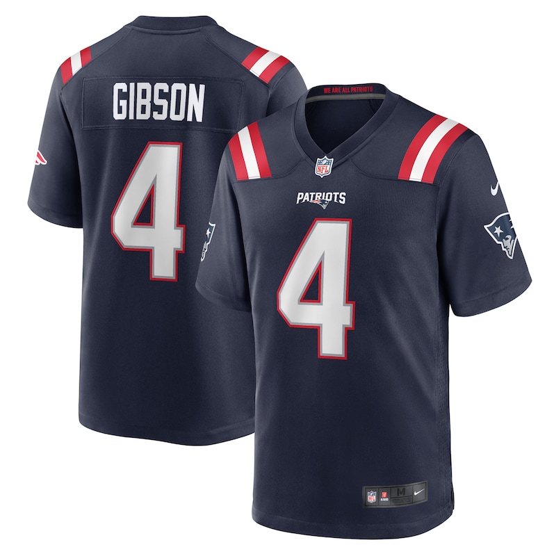 None Antonio Gibson NE Patriots Official Team Spirit Wear Game Day Wea