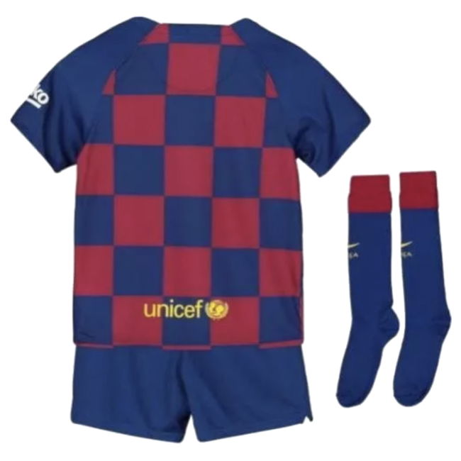 Kids Authentic 2019-2020 Barcelona Spanish Home Kit