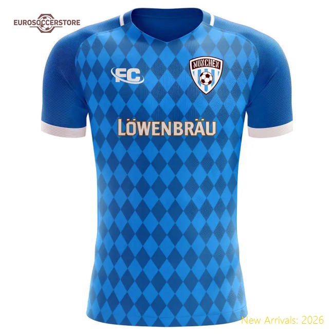 S 1860 Munich Female 1860 Home Jersey Shirt Football Fan Apparel
