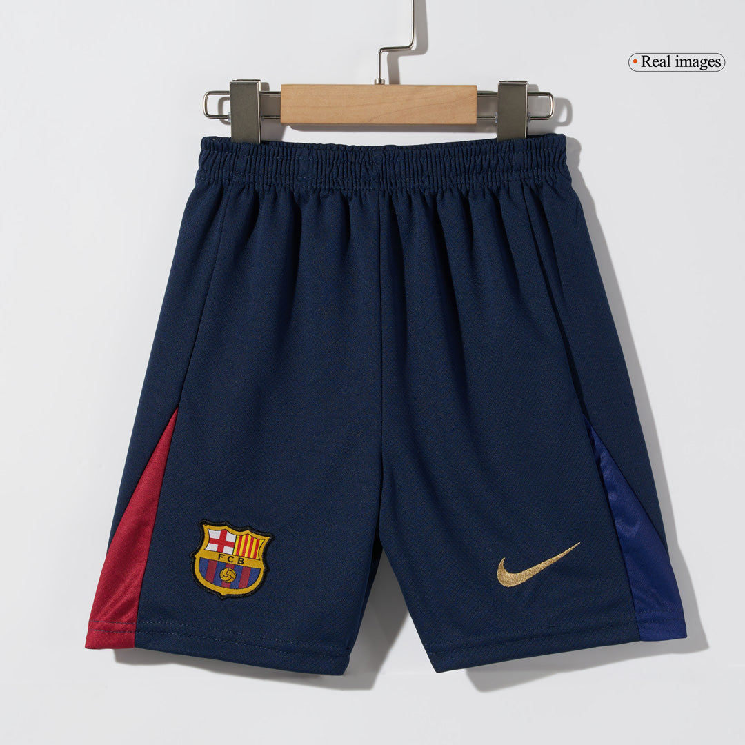 Kid's Barcelona Home Soccer Jersey Kit(Jersey+Shorts) 2024/25 - COLDPL