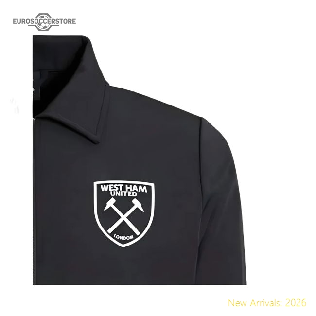 Authentic 2024-2025 West Ham Presentation Jacket (black) - Kids