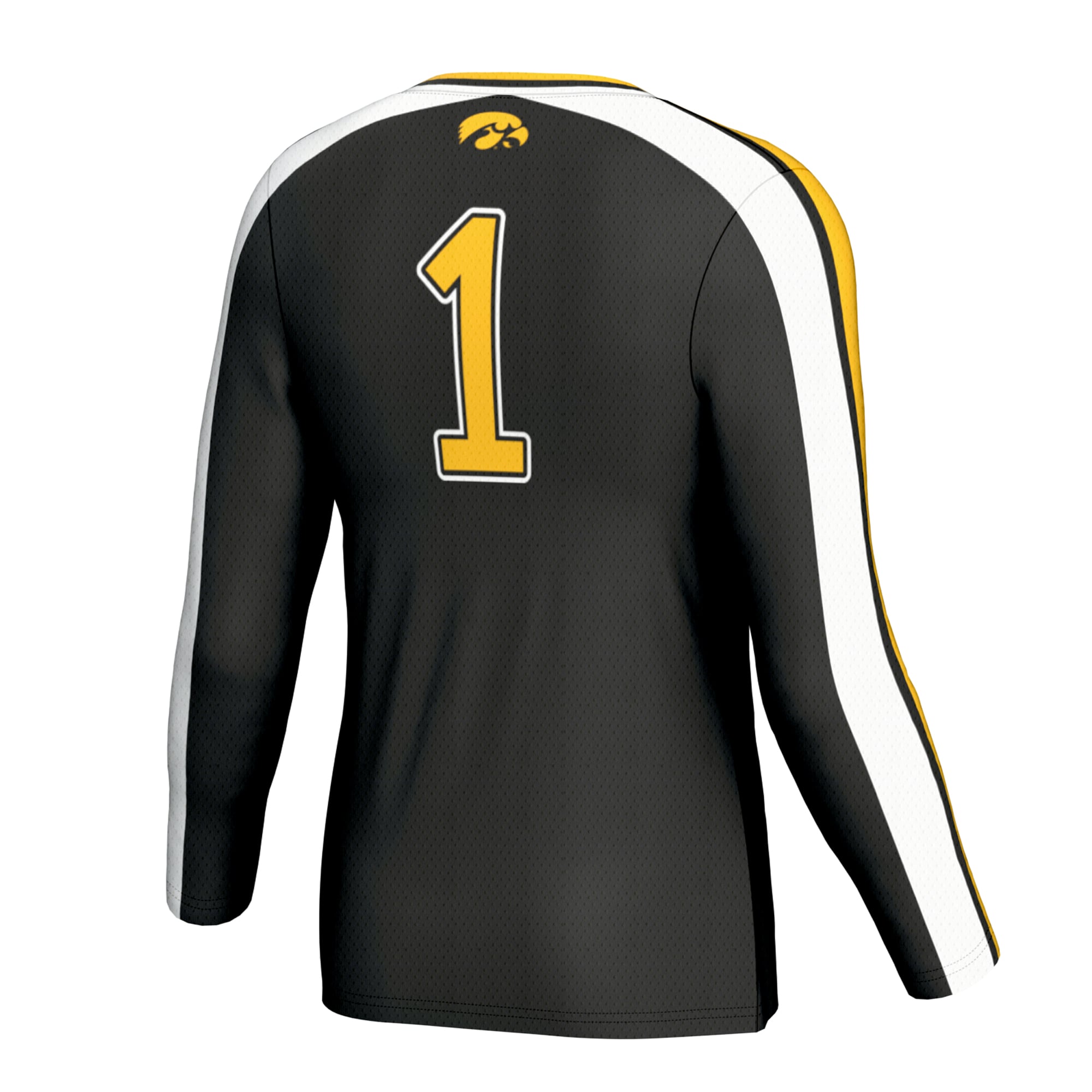 Iowa Hawkeyes GameDay Greats Youth Lightweight Collegiate Volleyball Fashion Jersey - Black