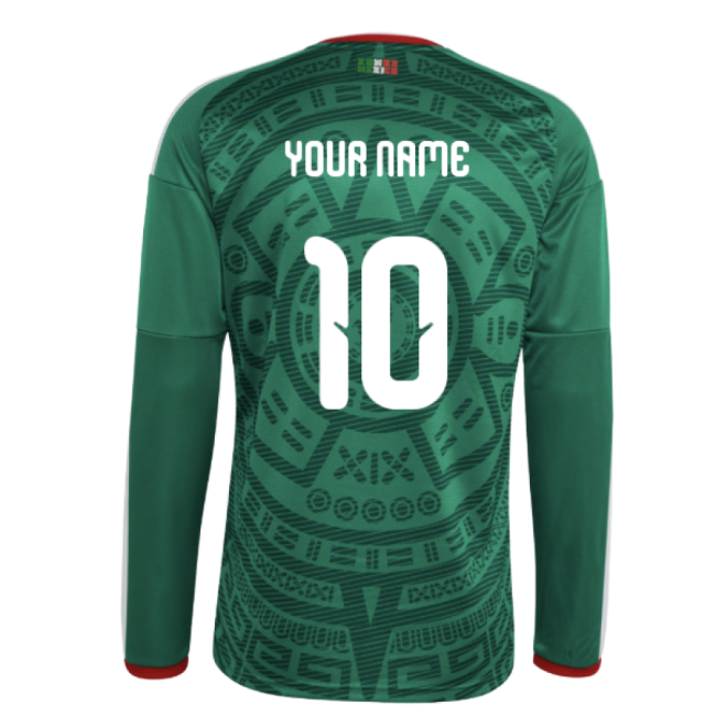 Luxury 2026-2027 Aztec Warriors Long Sleeve Main Jersey (your Name)