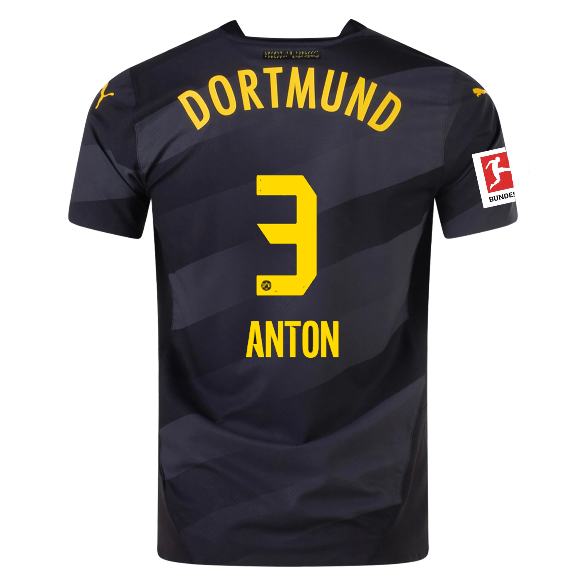 Borussia Dortmund Anton 2024-2025 Bun Away Jersey – Authentic Shirt