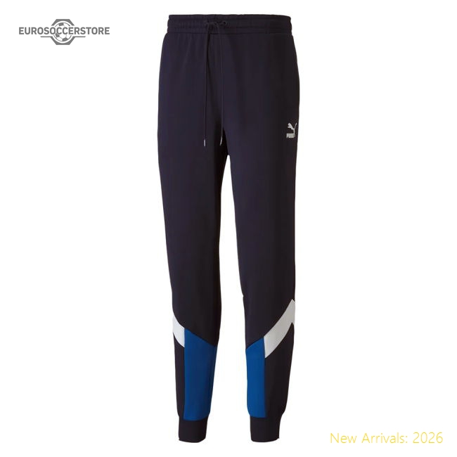 2020-2021 Italy Iconic MCS Track Pant (Blue)