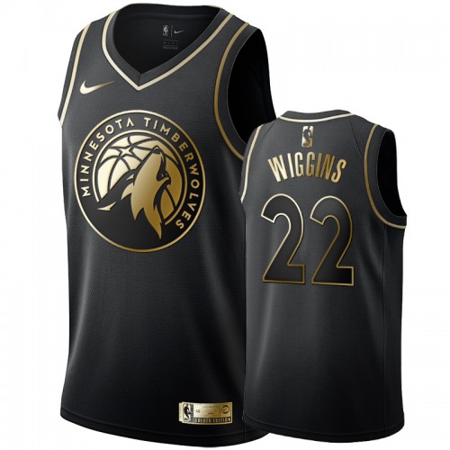 Black Nike Minnesota Timberwolves #22 Nuggets Jersey - Polyester