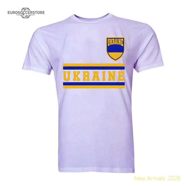 Ukraine Core Football Country T-shirt (white) - Supporter Edition