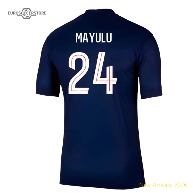Psg 2025 Home Jersey Shirt Football Fan Apparel Match Day Football Fan Football Fan Gear