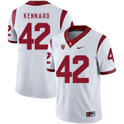Men's None White 2024 team authorized Devon Kennard #42 replica Jersey