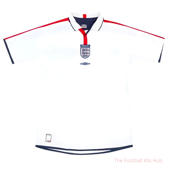England 2003-05 Home Shirt (XXL) (Excellent) (Your Name)