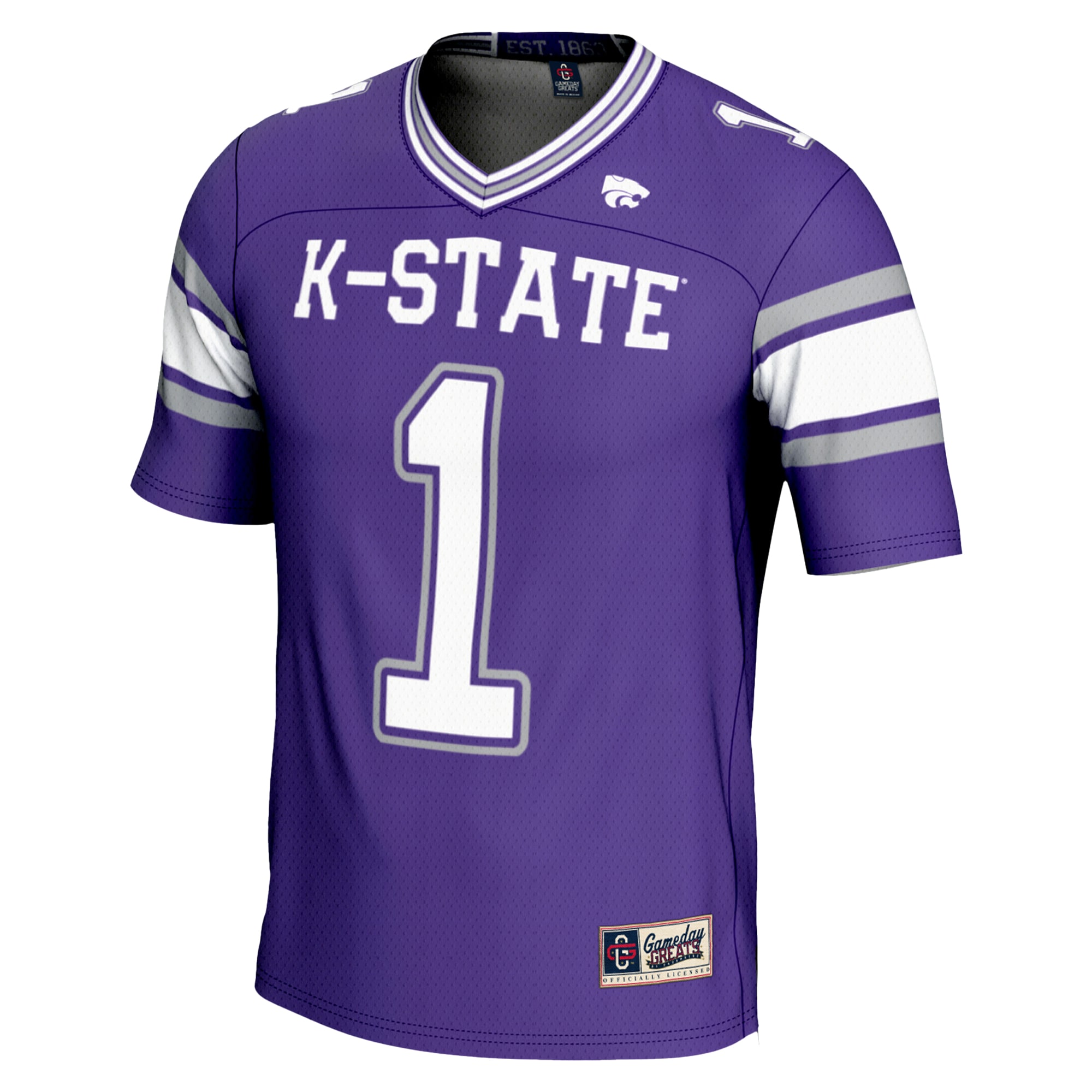 [NJP] Kansas State Wildcats GameDay Greats Youth Endzone Football Jersey - Purple
