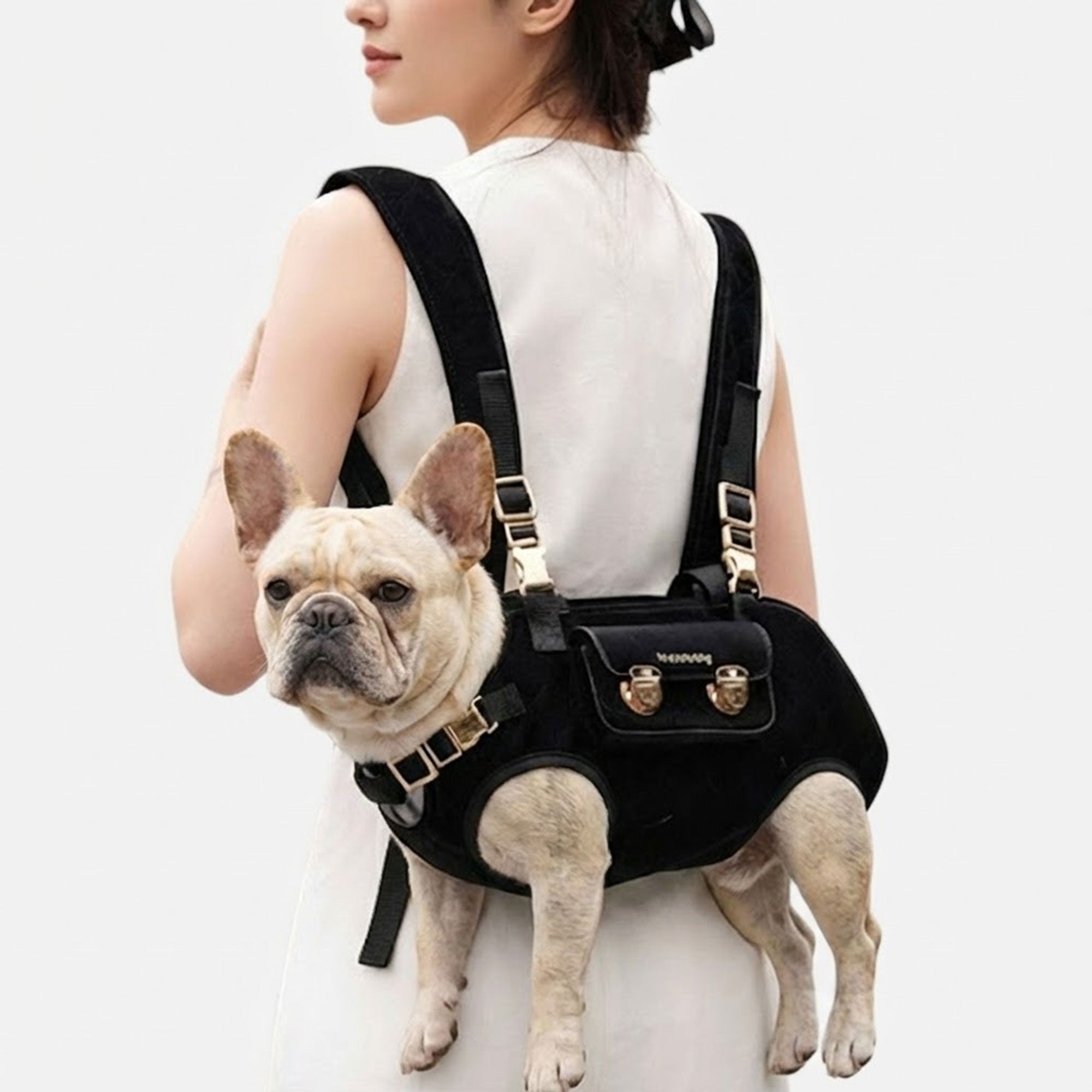 Breathable Travel Dog Carrier For French Bulldogs | Durable Build