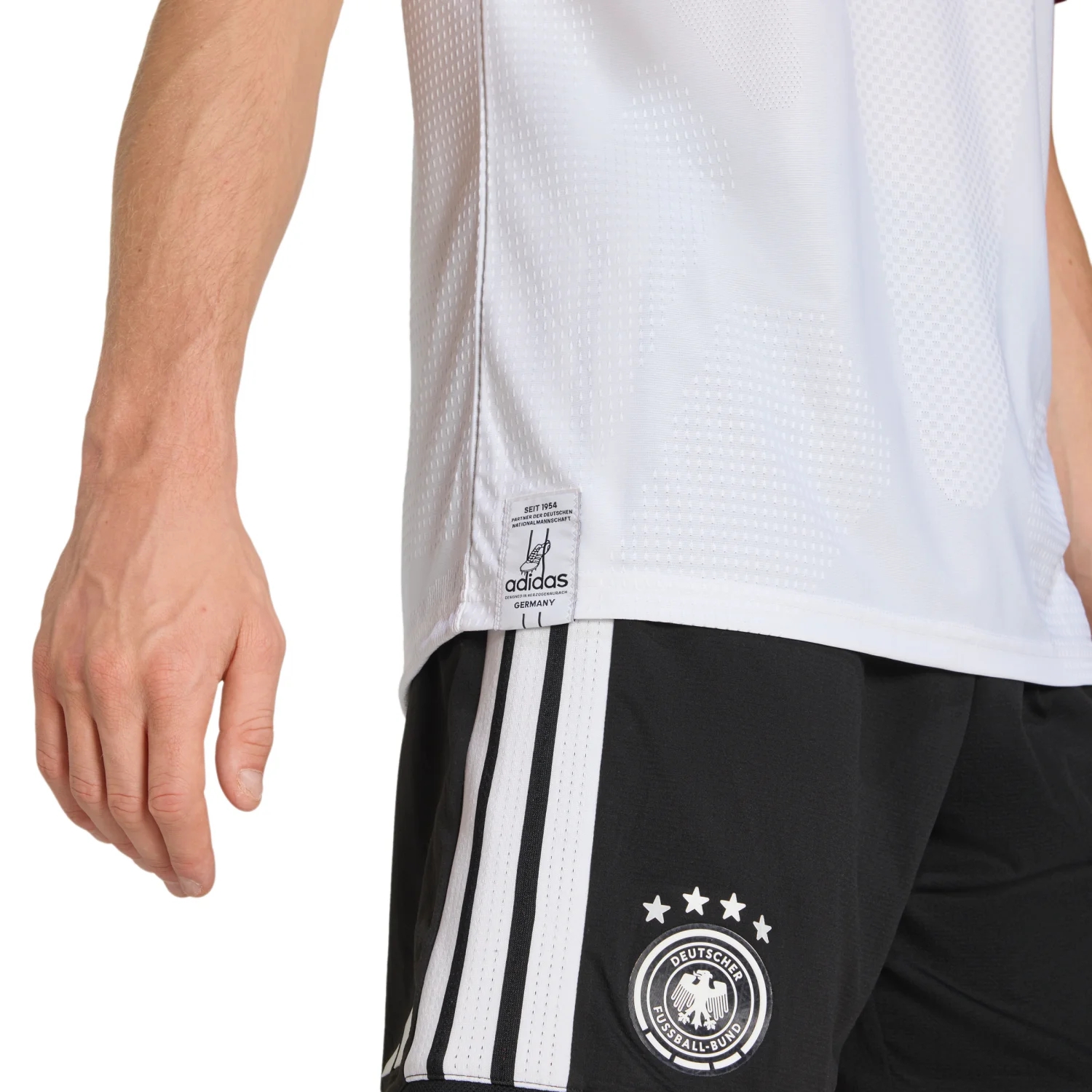 Germany 2026 Elite Home Jersey - Men's | Slim Fit Climacool+ Football Shirt with EQT Collar Performance Design