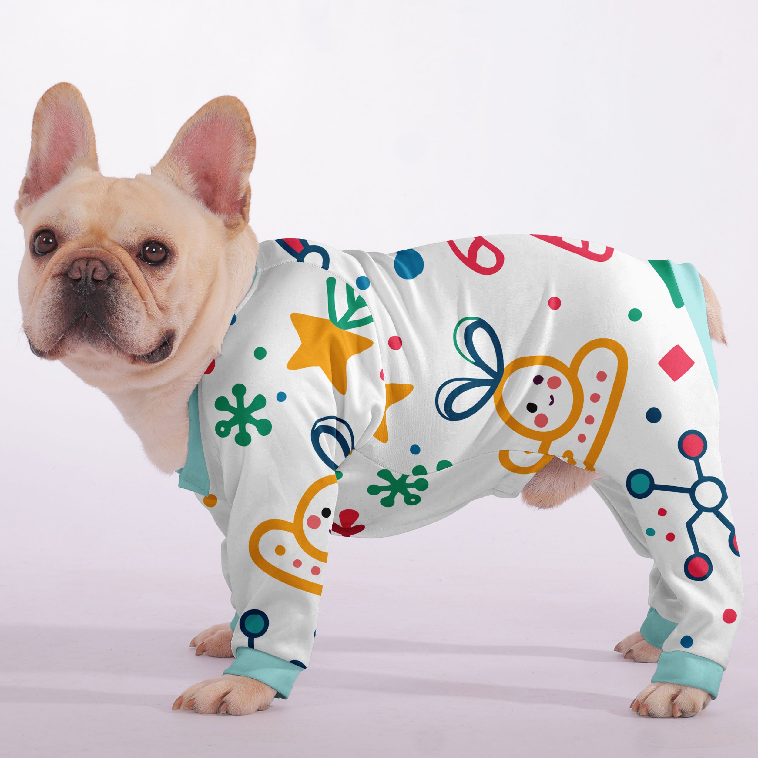 Tofu - Breed-specific Frenchie Pajama Summer Wear | Safe For Paws