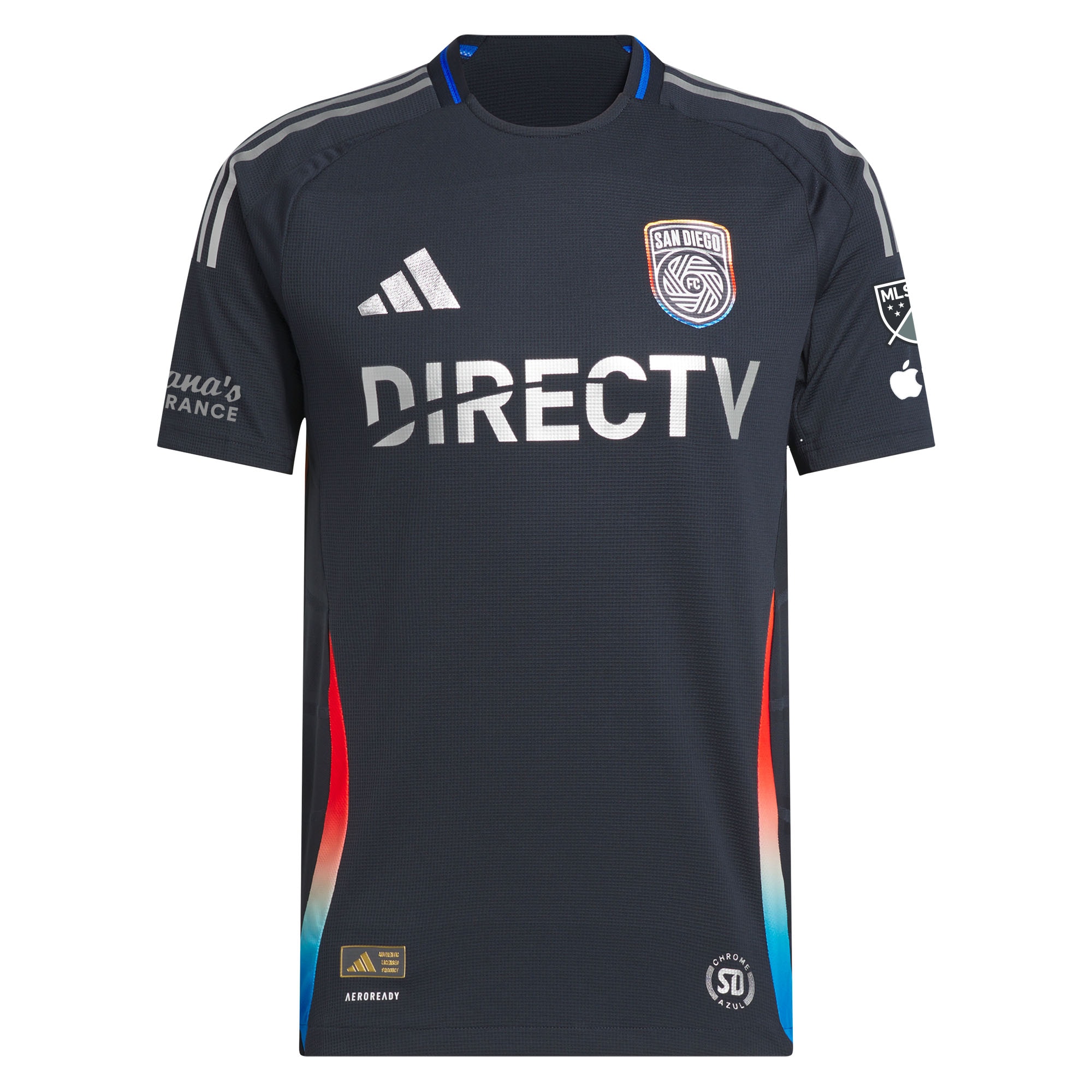 [SJH] Anibal Godoy San Diego FC 2025 State of Flow On-Field Authentic Jersey - Navy